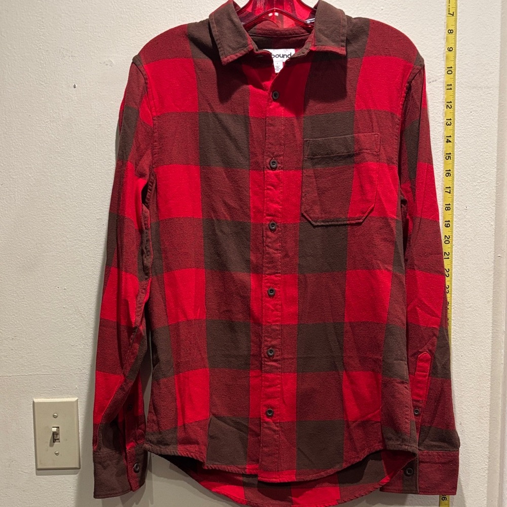 Abound Red and Black Checkered Men's Shirt
